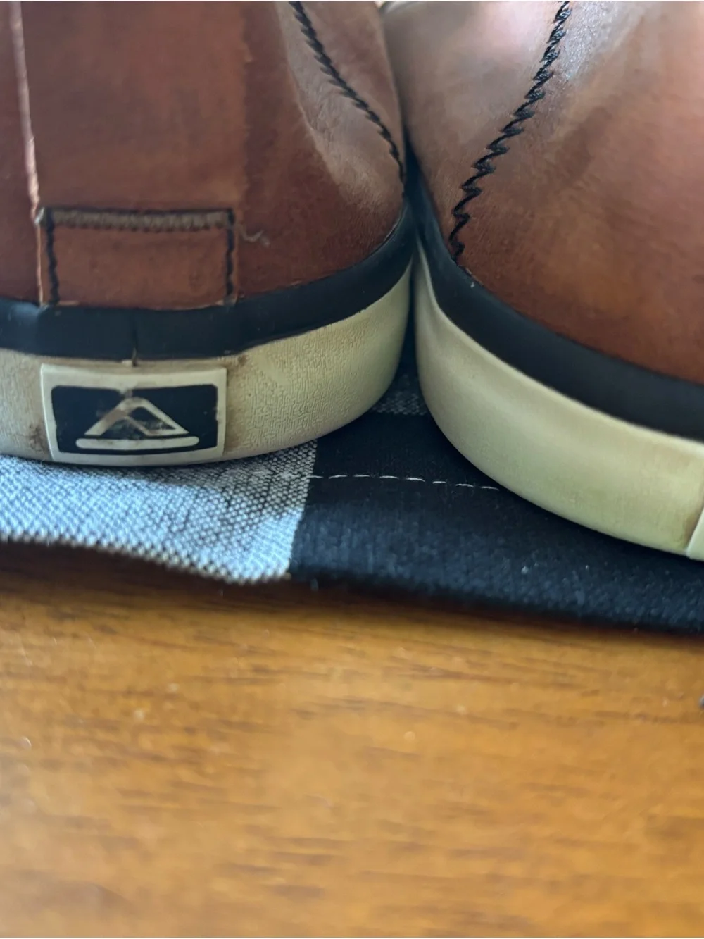 Men's Reef Brown Slip-On Leather Casual Shoes